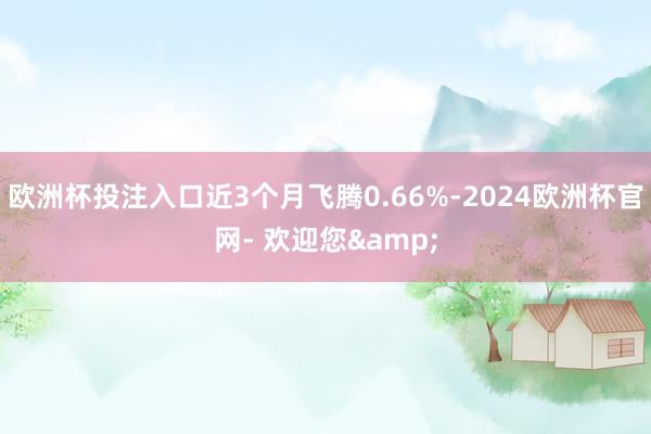 欧洲杯投注入口近3个月飞腾0.66%-2024欧洲杯官网- 欢迎您&